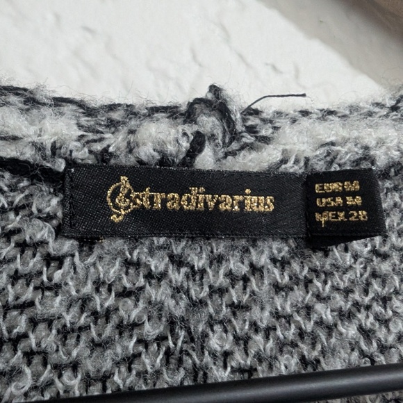 Stradivarius Checkered Cardigan Sweater / M - Picture 4 of 5